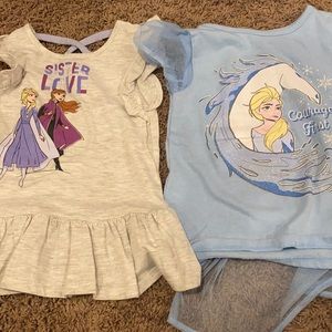Disney Frozen II Elsa and Ana shirts